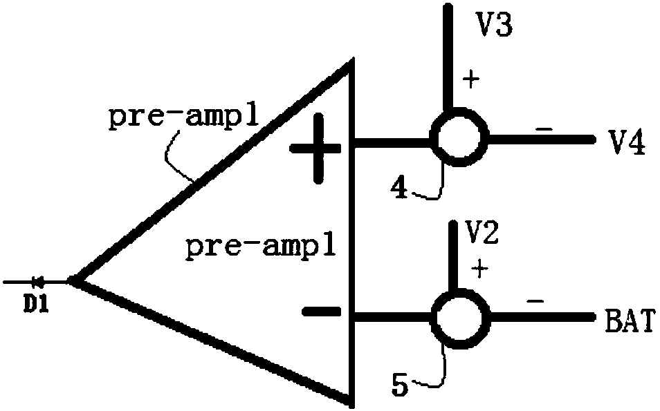 Constant current and constant voltage control circuit based on sampling resistor in chip