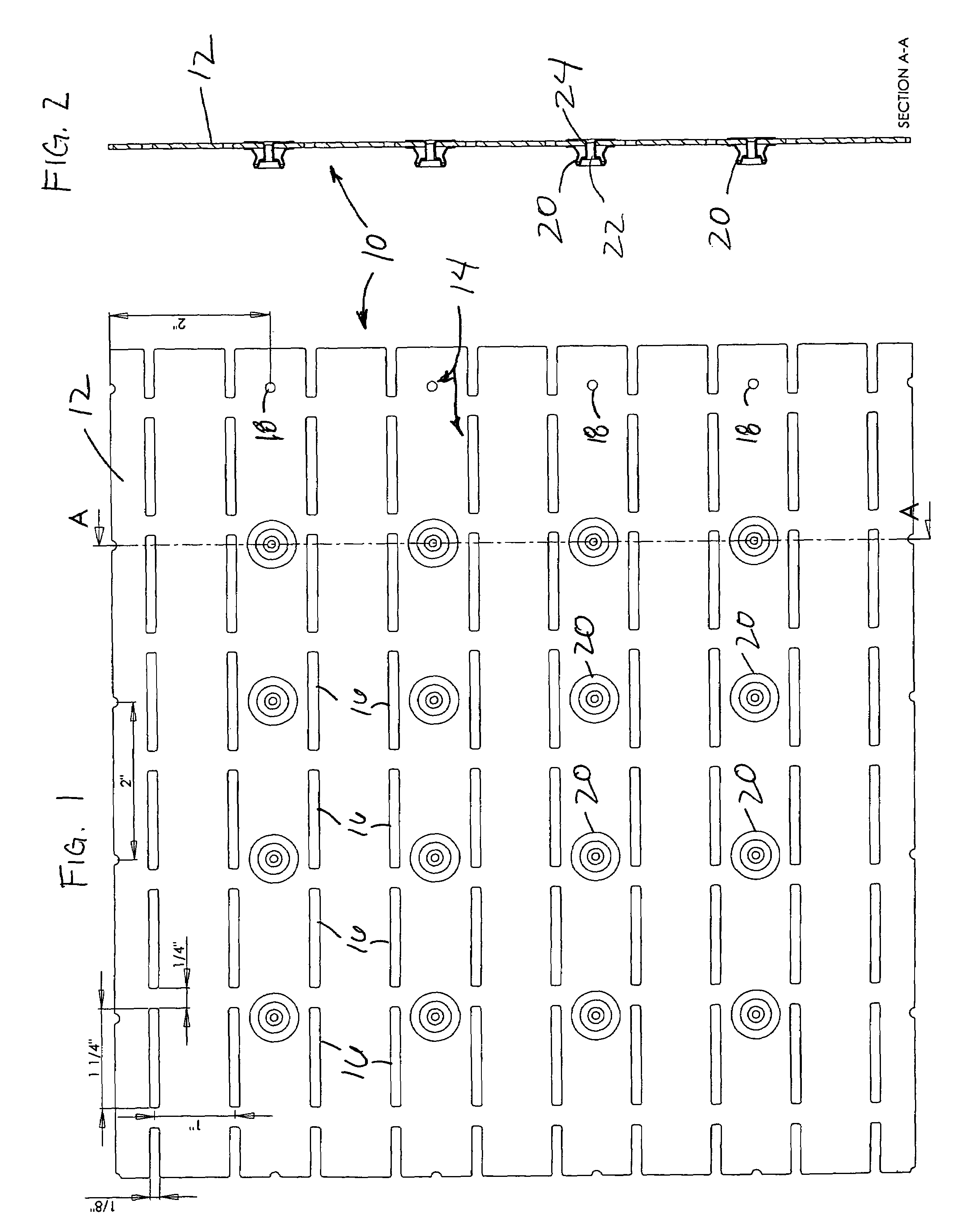 Fabric for load bearing vests having a pocket fastening system