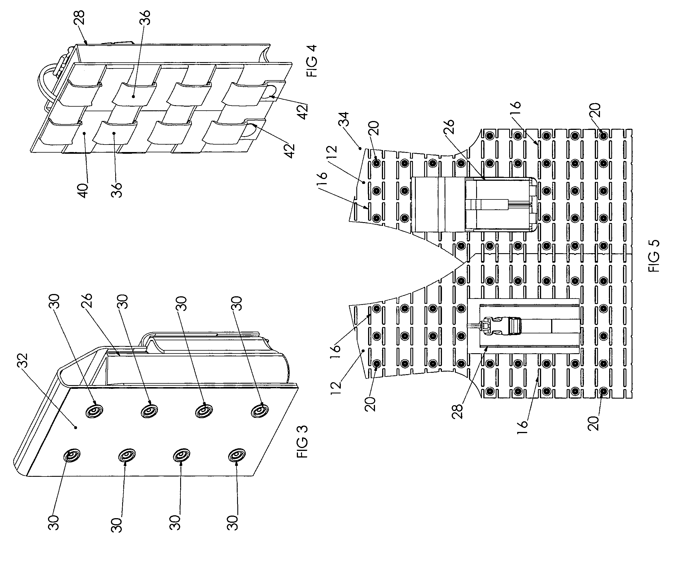 Fabric for load bearing vests having a pocket fastening system
