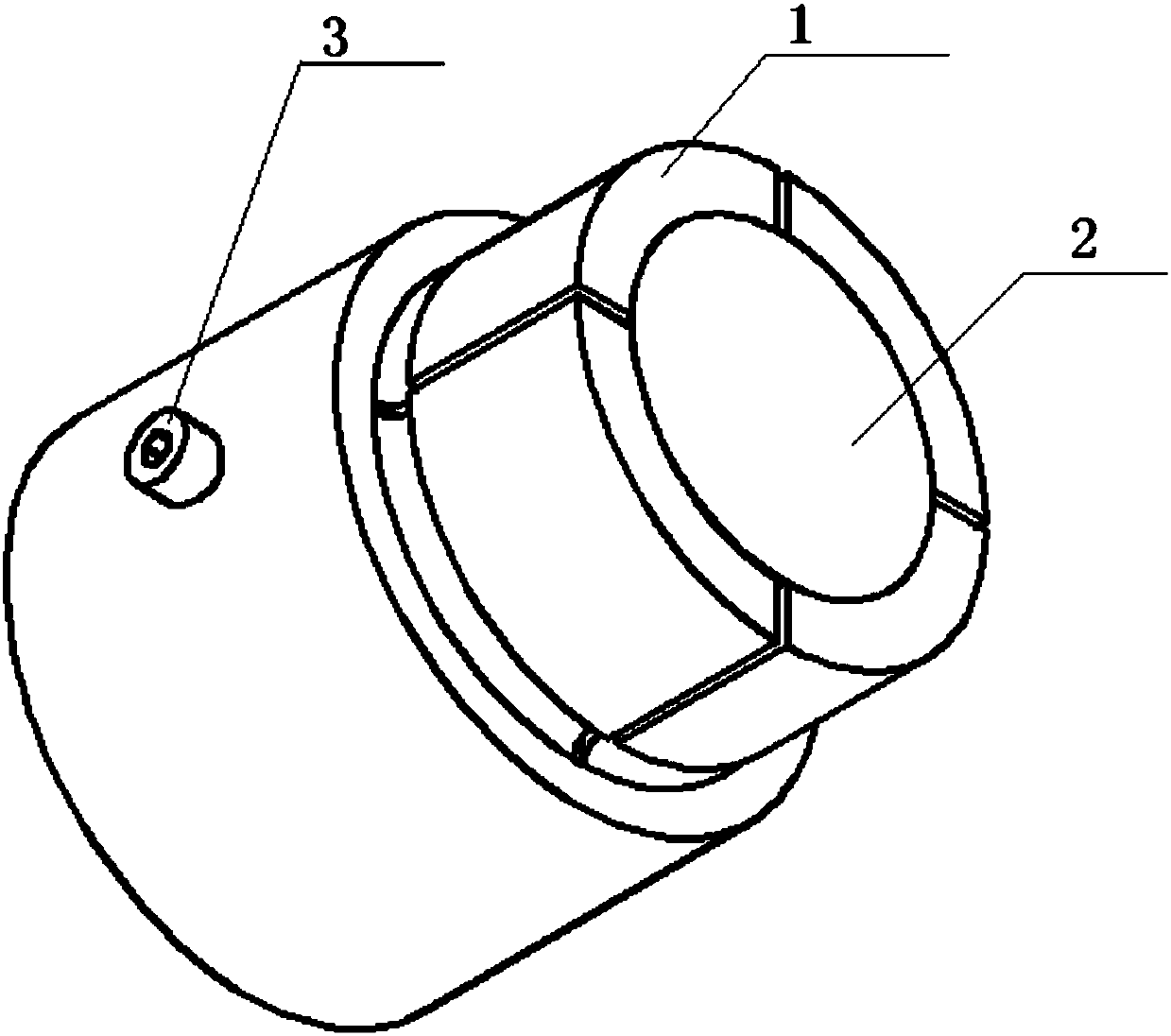 Quick-lock anti-auxetic tire for inner hole and end face positioning workpiece