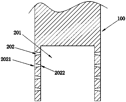 Sampling stick for feces sampling device