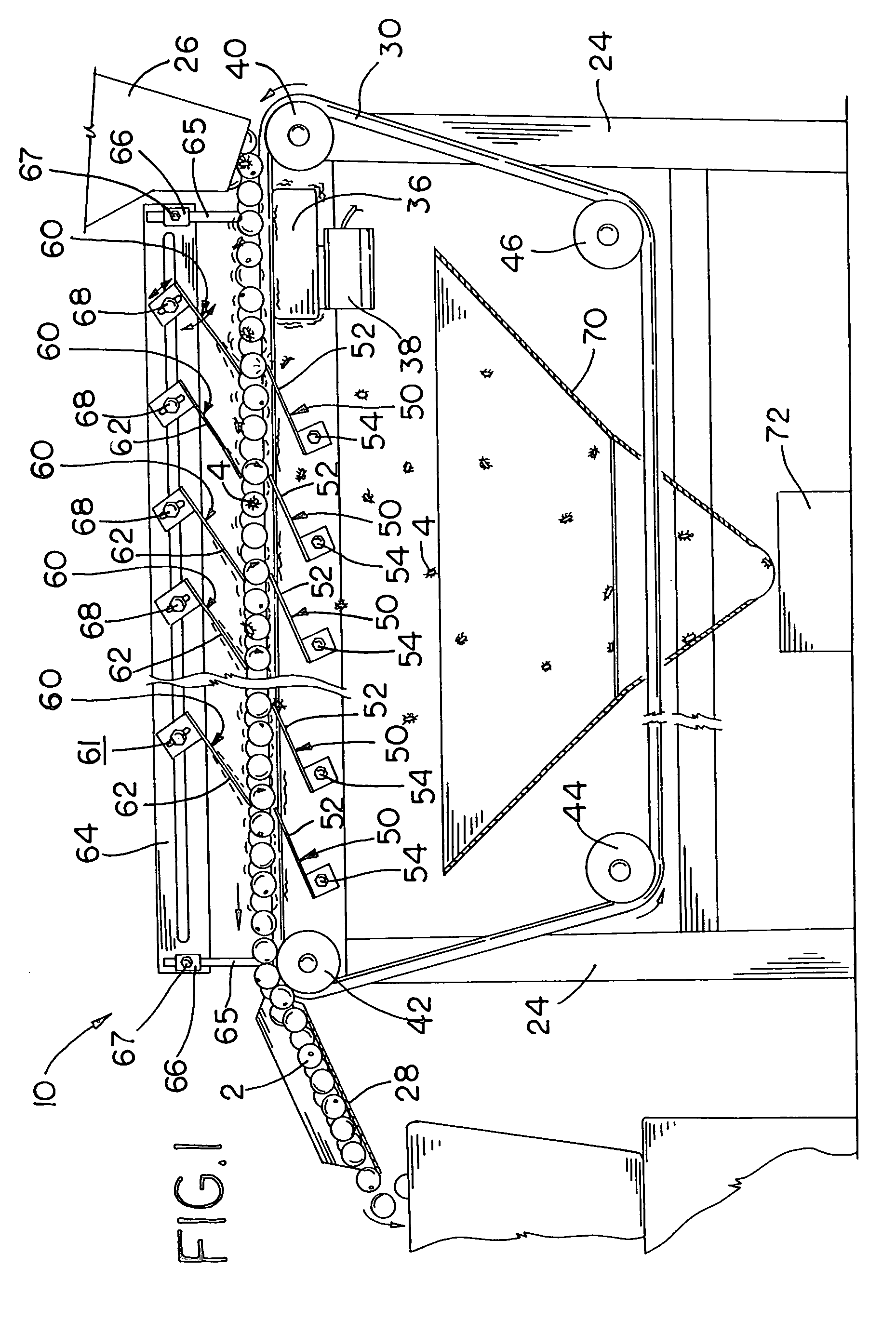 Apparatus for removing insects from produce