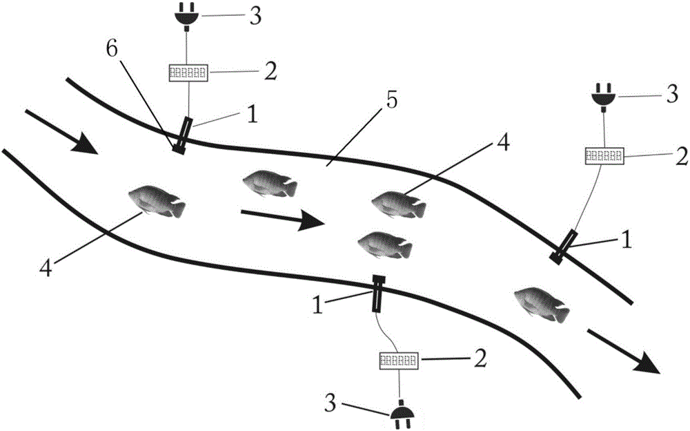 Fish passing counting system for fish passing facility of hydraulic and hydropower engineering