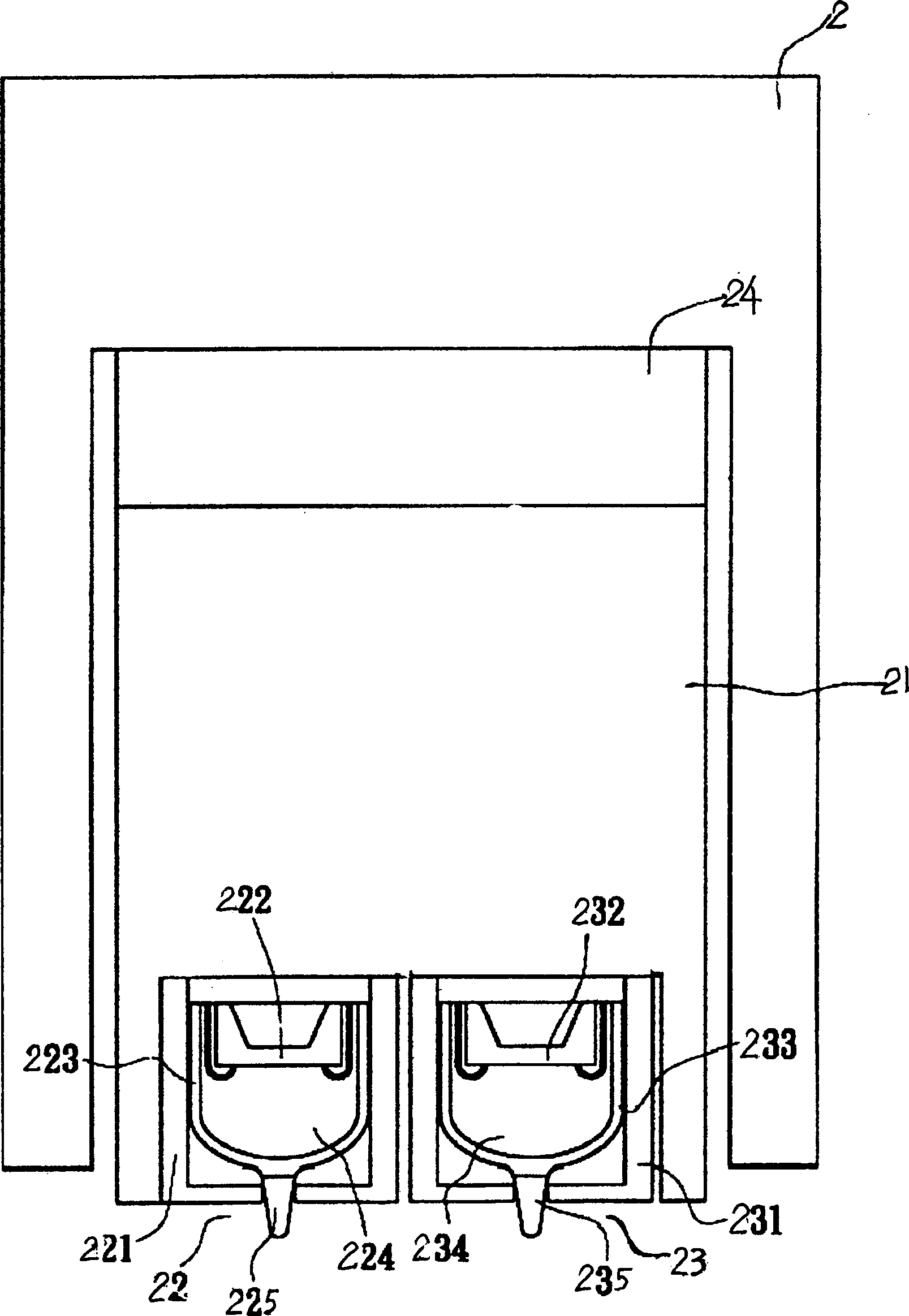 Method and equipment for measuring pulse pressure at adjacent points