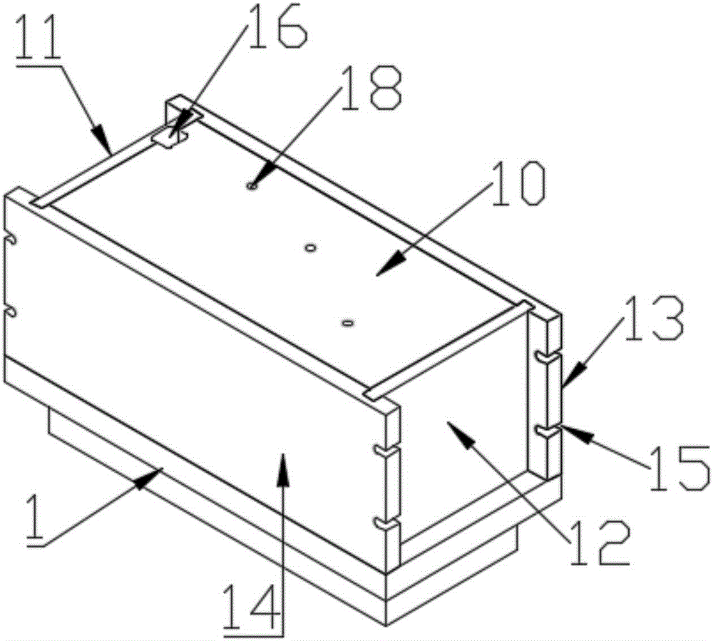 Blade casting die, application of blade casting die and blade forming method