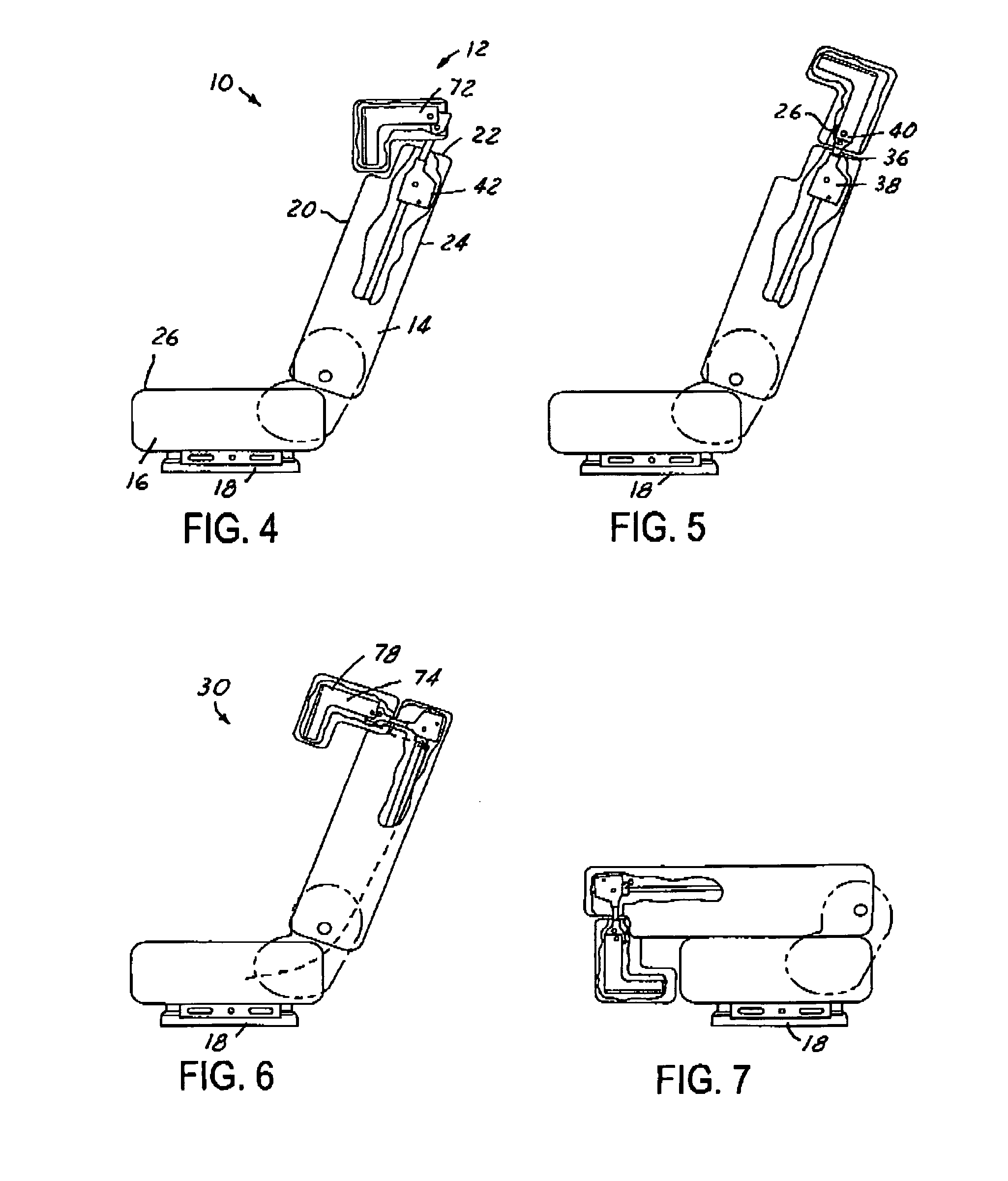 Automotive seat assembly with stowable headrest