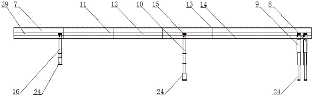 An integrated bridge erecting machine and bridge erecting method for ultra-low transportation and erecting girders