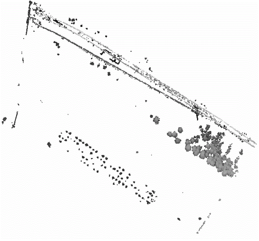 Method for recognizing overhead power transmission line from airborne laser point cloud data
