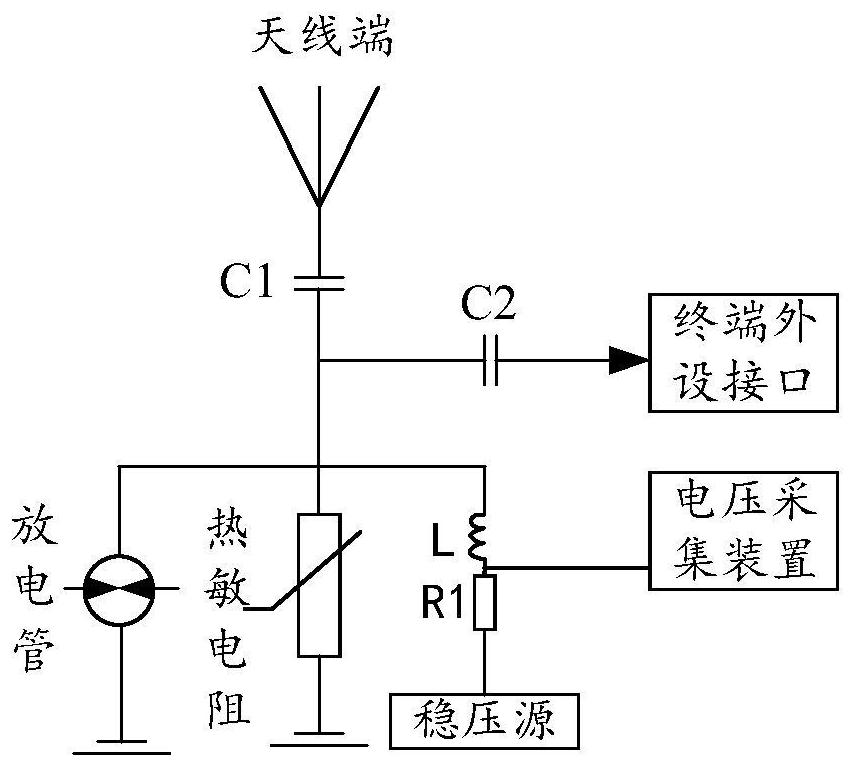 An external antenna circuit and external antenna device