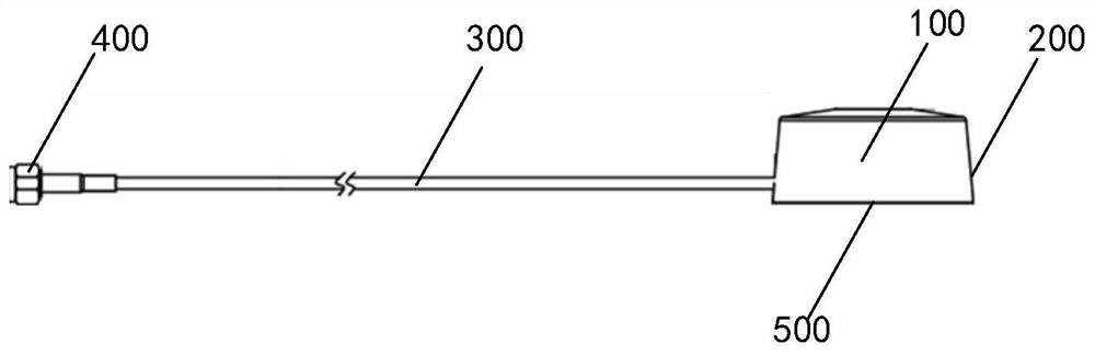 An external antenna circuit and external antenna device