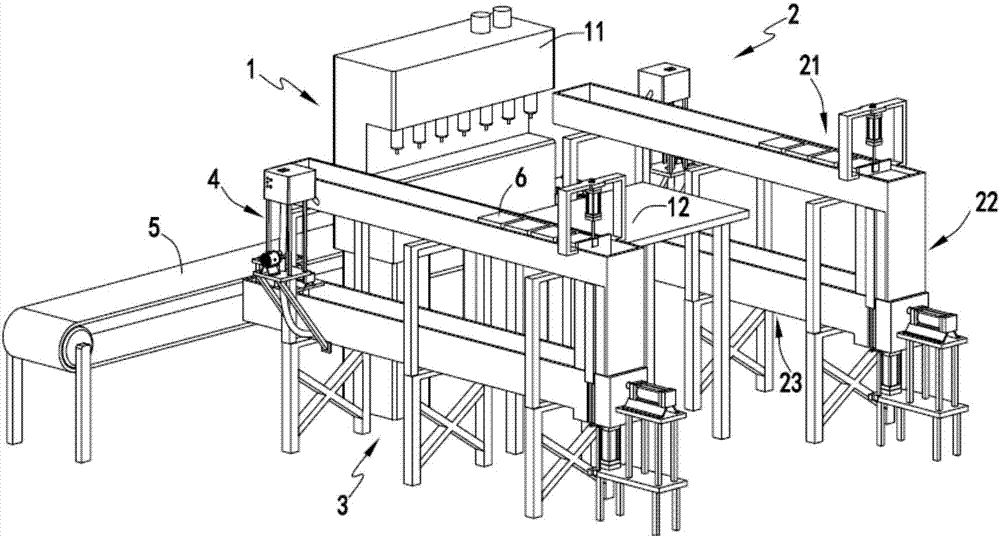 Continuous battery cooling system with vertical transfer function