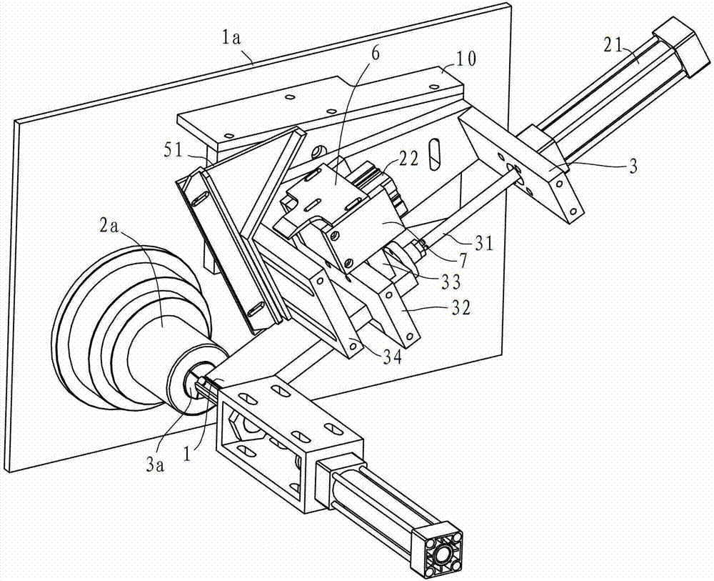 Feeding mechanism for shafts and machine tool head adopting same