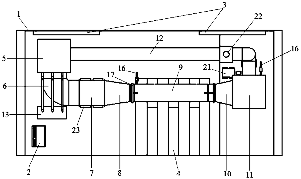 Novel water tunnel experiment system for simulating real marine environment