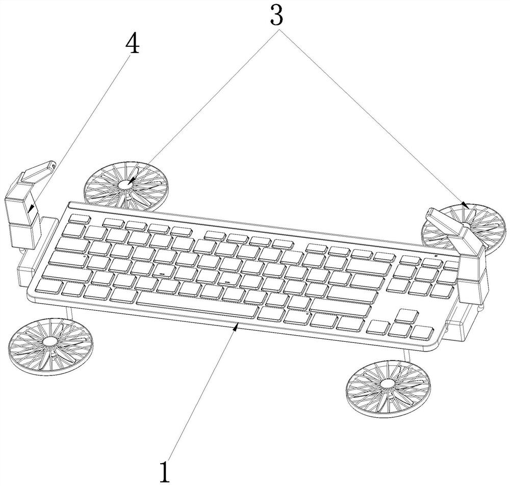 Flight wireless keyboard