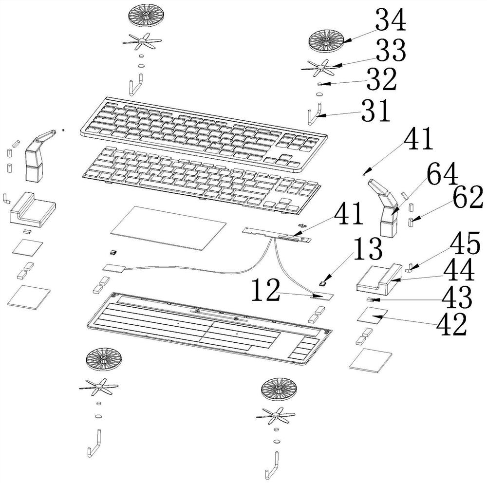 Flight wireless keyboard