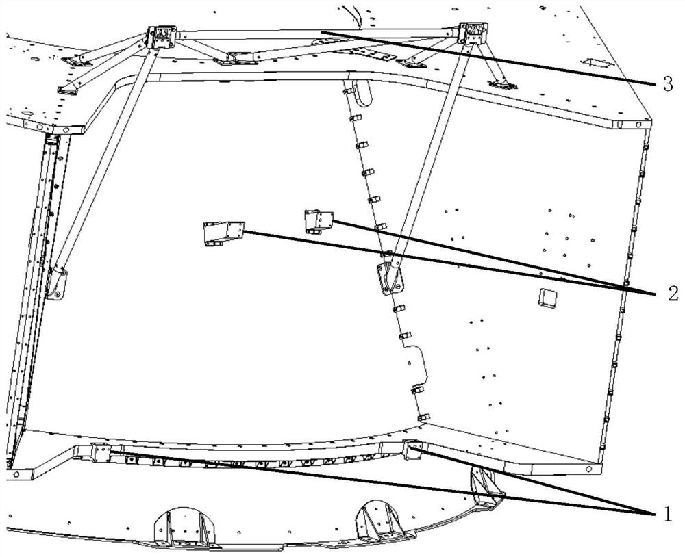 Combined Support Structure for Large Antennas of Deep Space Probes