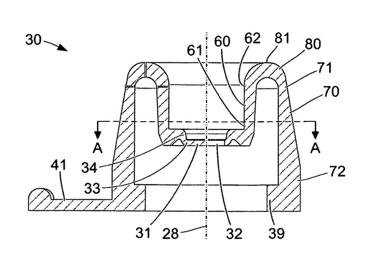 Sealing device for sealing a passage for a medical instrument