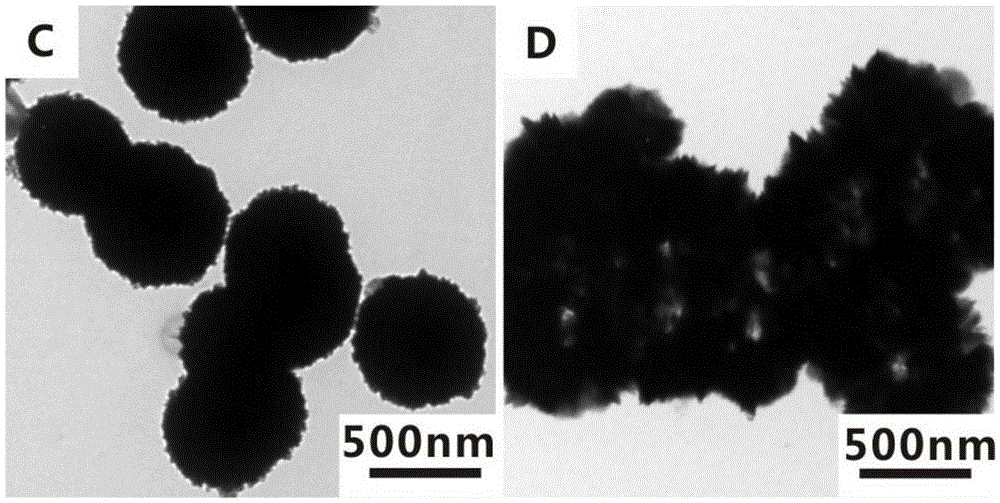 Preparation method of hollow sulfide nanometer material