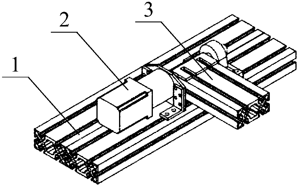 Carrying and obstacle crossing mechanism for electromagnetic detection of power transmission line