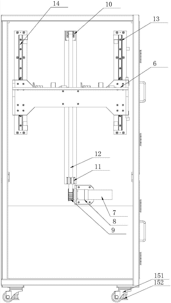 Full-automatic packing box stacking equipment