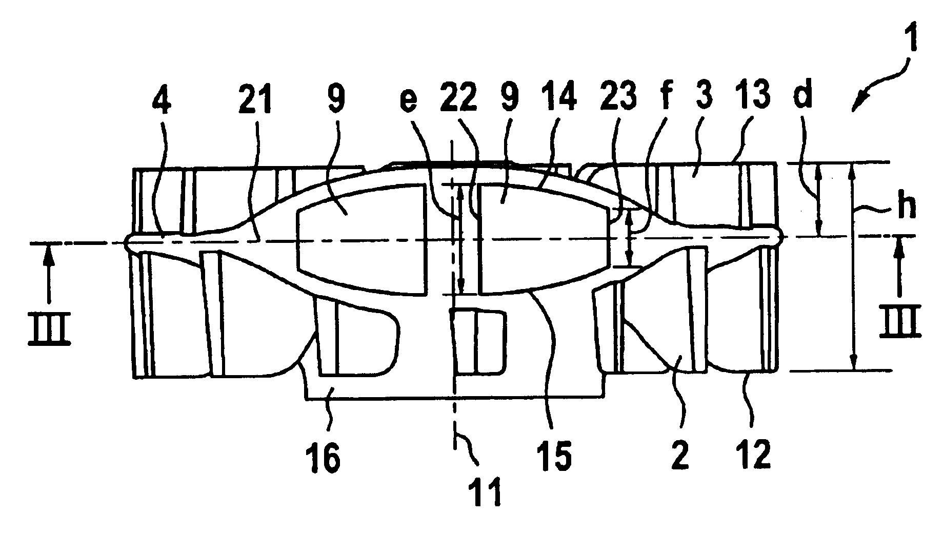 Flywheel for an internal combustion engine