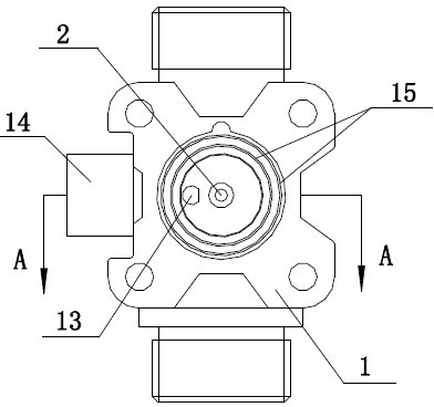 Four-functional valve