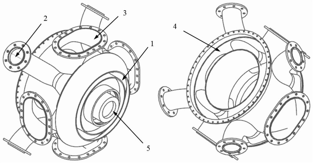 An integrated casing for a combined engine