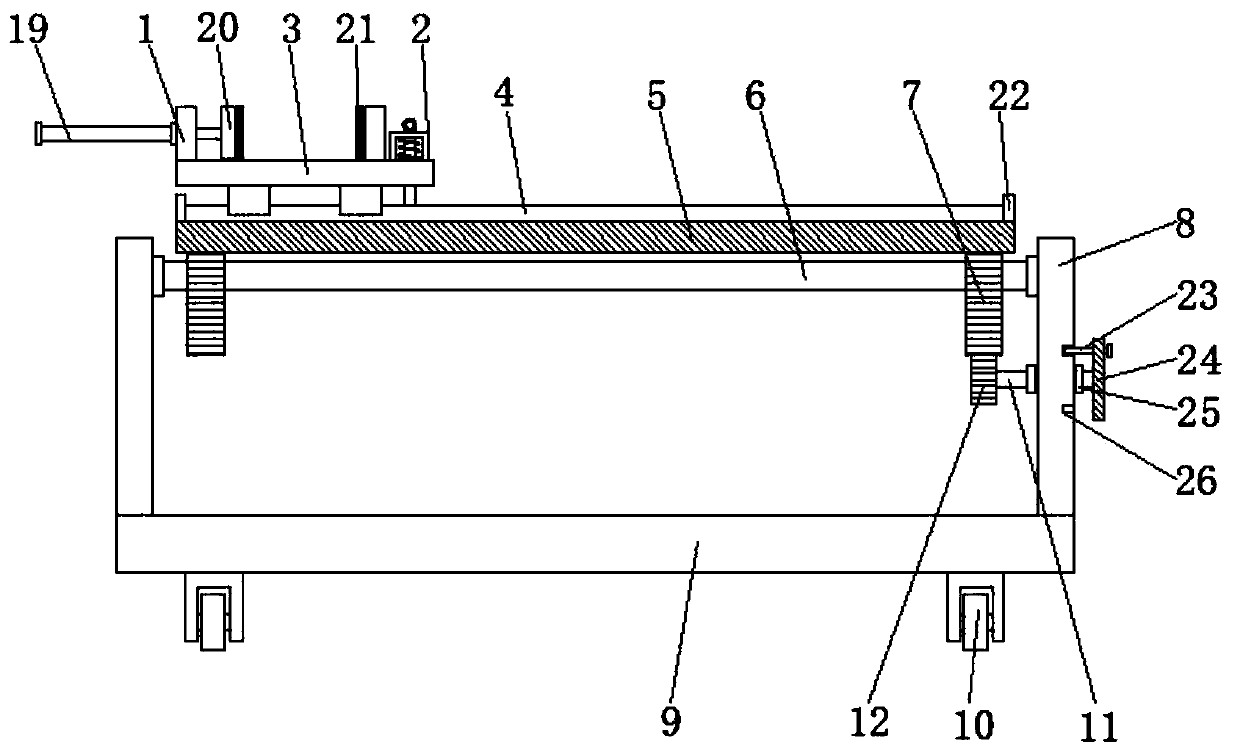 A clamping mechanism for auto parts welding