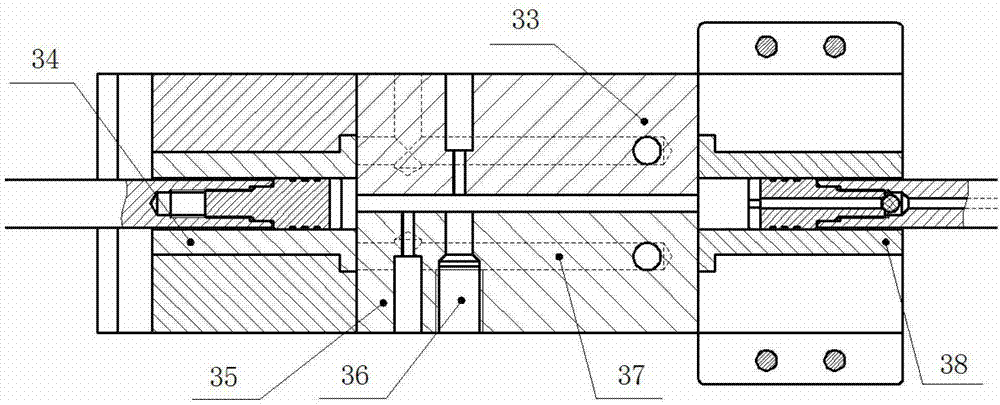 Plastic vibration processing and sample molding integration test equipment and method