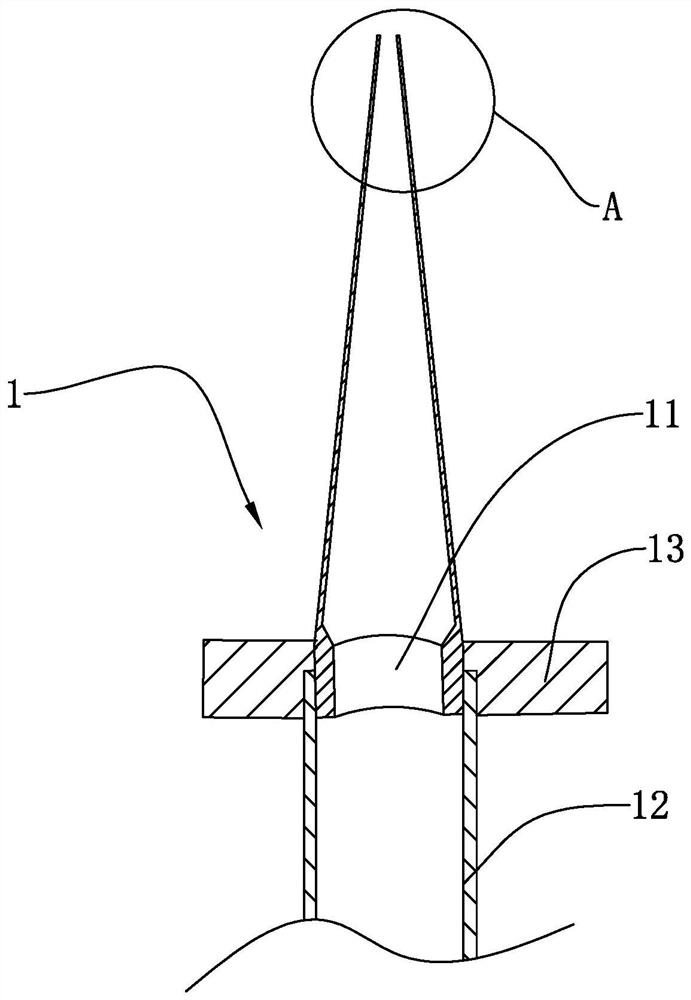 A kind of hematology bone marrow puncture needle