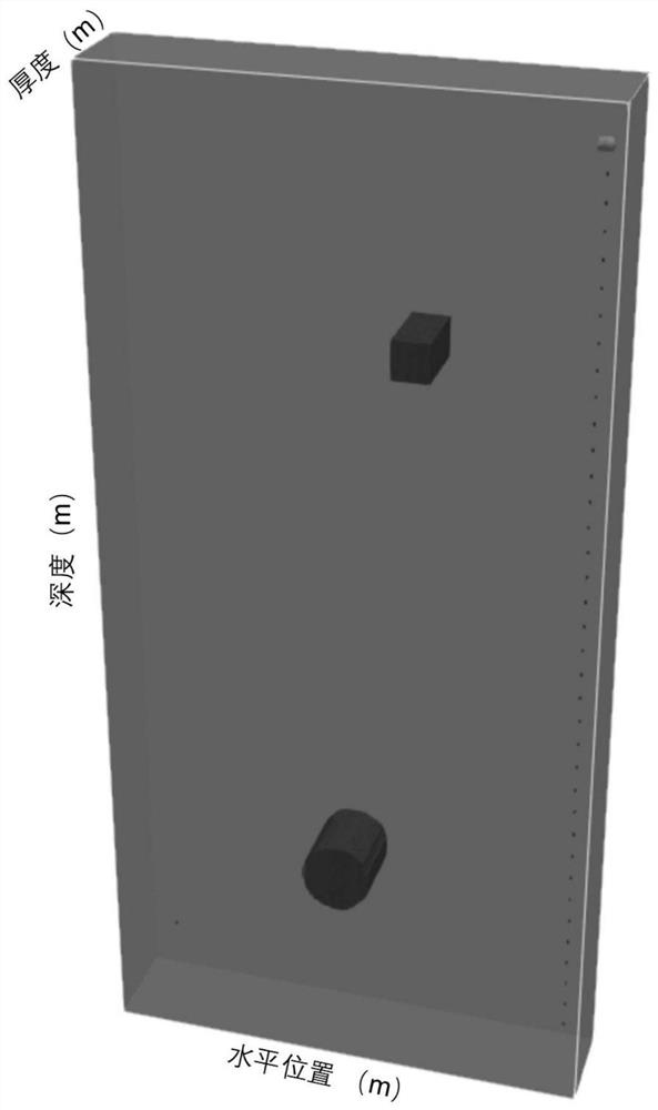 Underground structure internal defect identification method based on cross-hole radar and deep learning