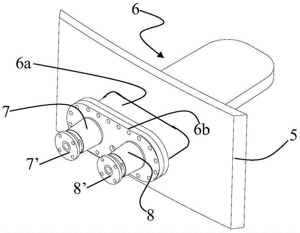 Replacing apparatus and replacing method of blast furnace welding type cooling plate assembly