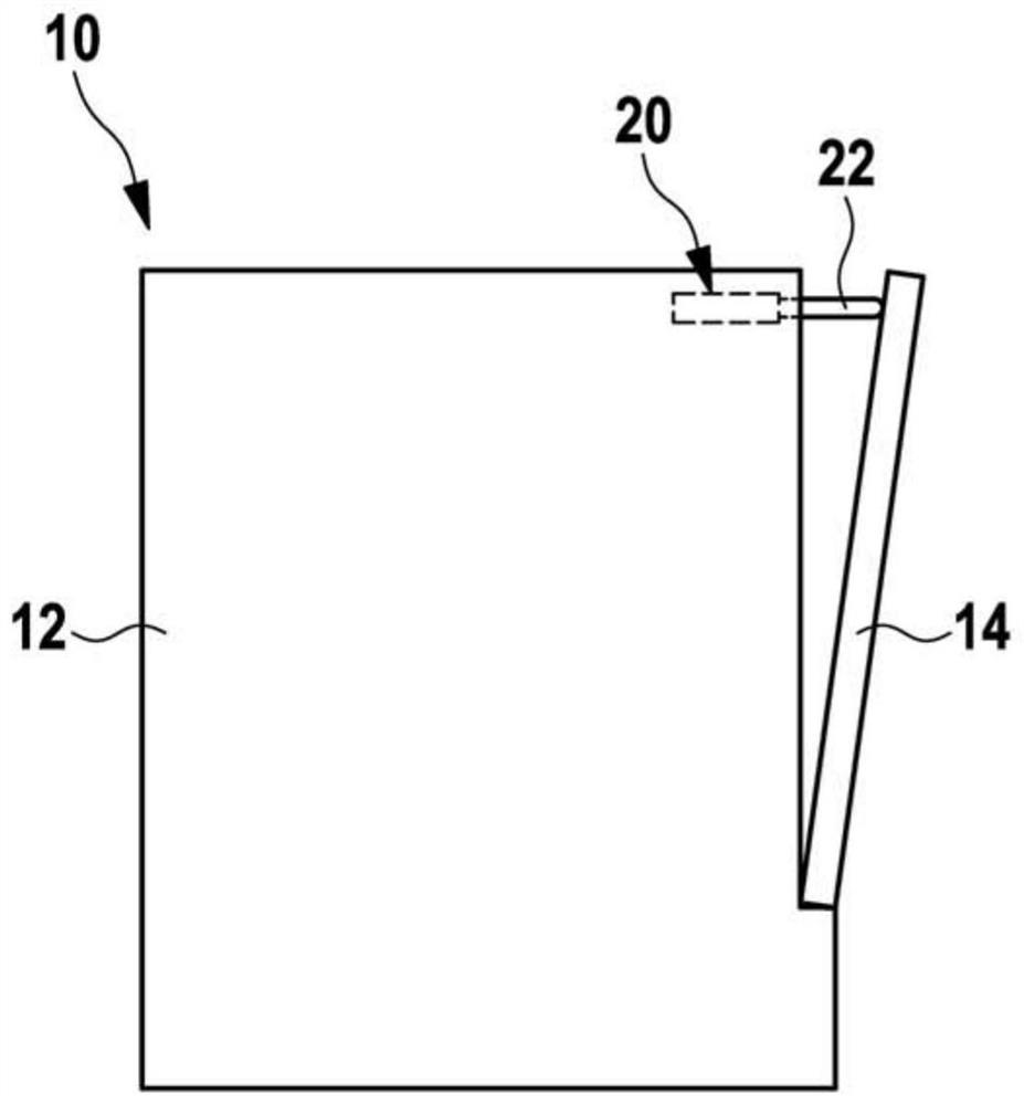 Device for automatically opening door of household appliance, and household appliance