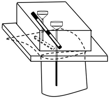 Experimental device for adjustable frequency and phase unsteady flow control based on rotating slot grid