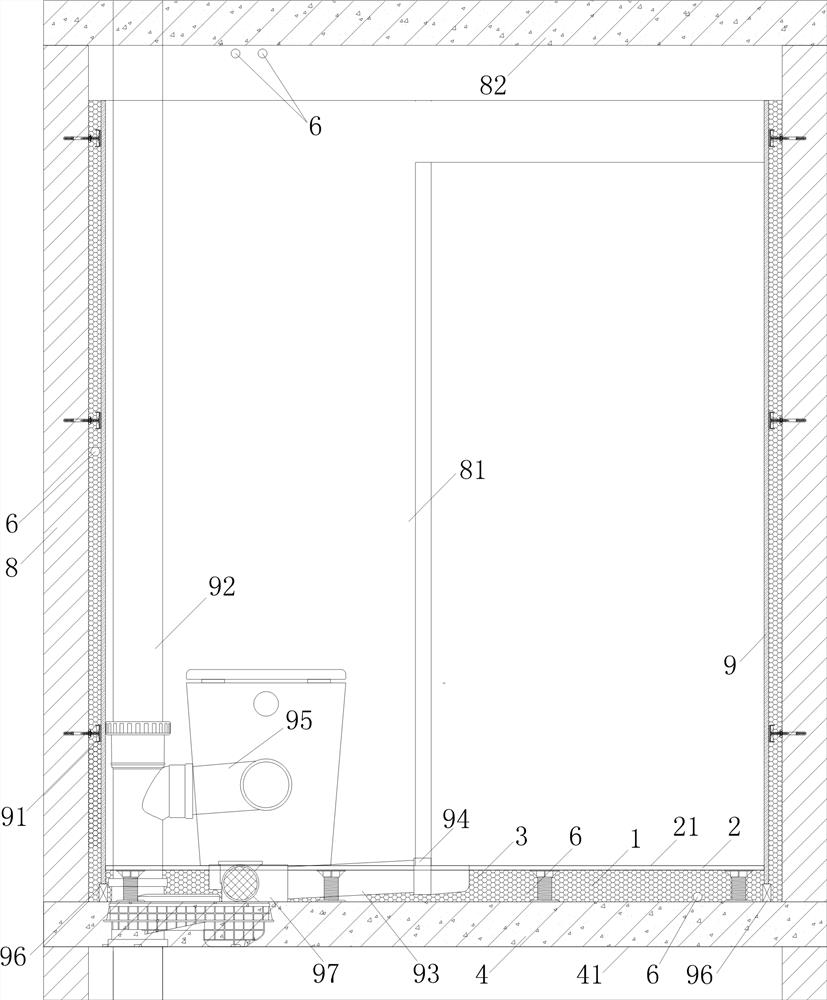 Fabricated toilet