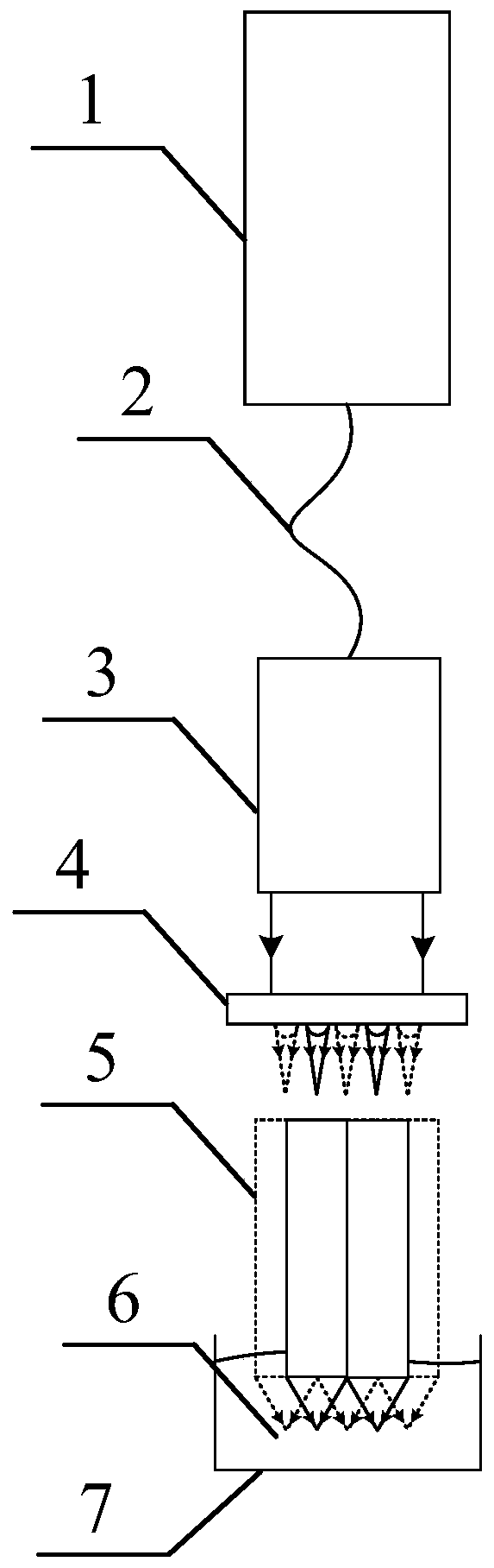 Micro optical tweezer device and method based on self-focusing lens array