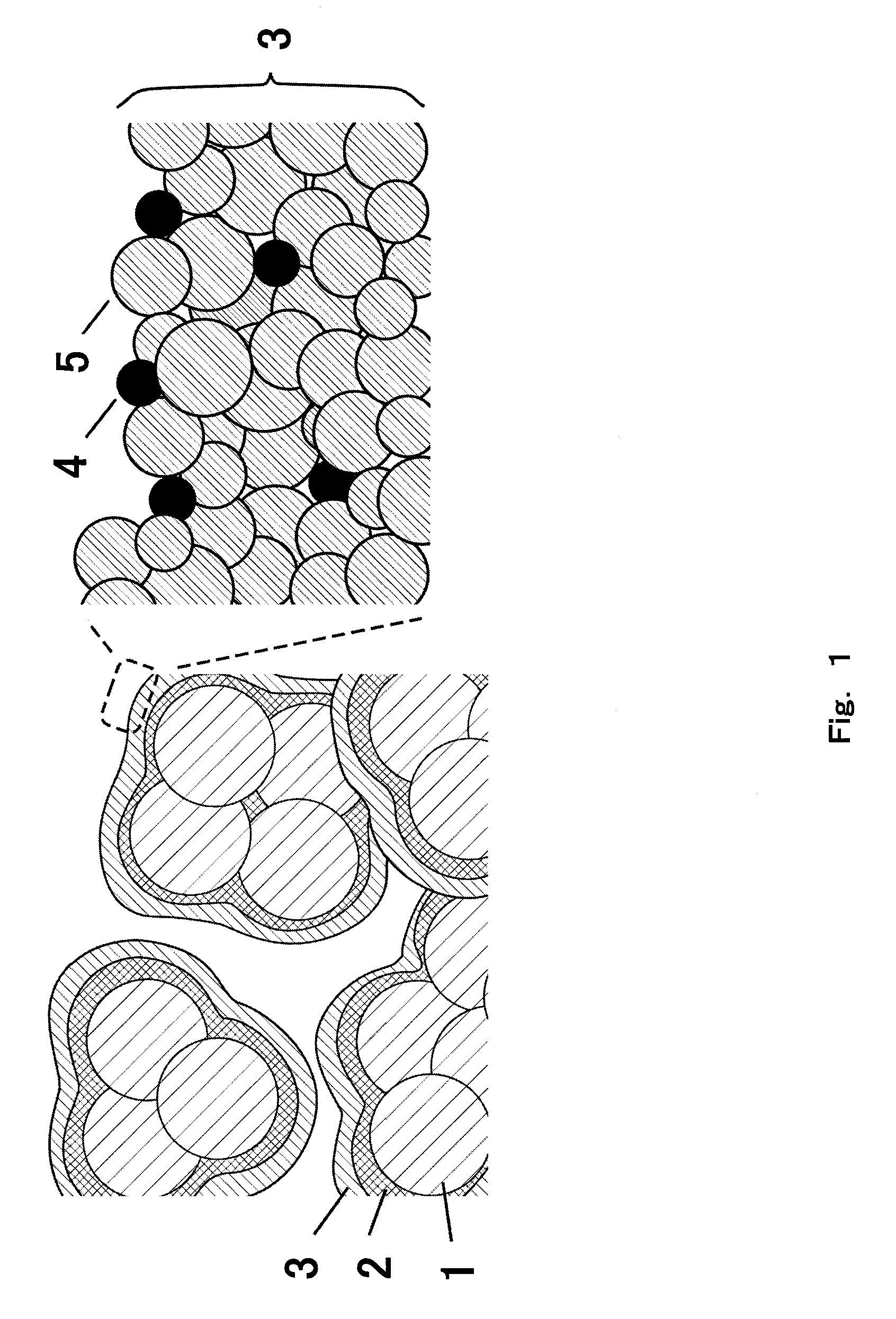 Fuel cell comprising oxygen electrode with surface nanostructure