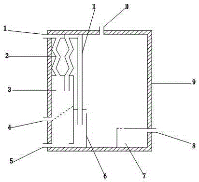 Vertical energy-saving and environment-friendly special biogas tank