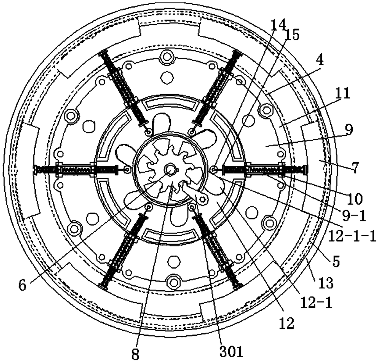 Uniformly distributed annular pressure sealing valve and sealing method