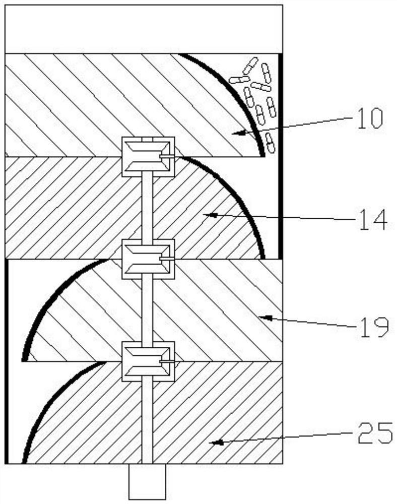 Multi-layer capsule dust removal device and application method thereof