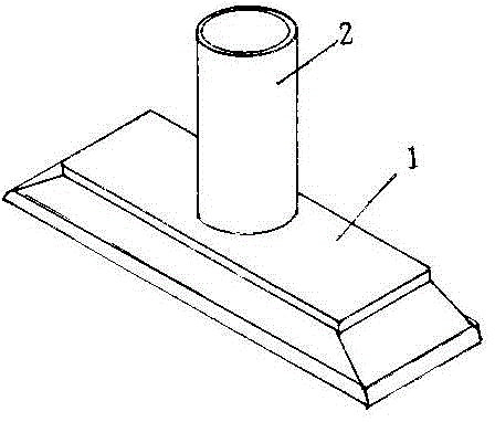 Paperweight provided with pen holding pipe