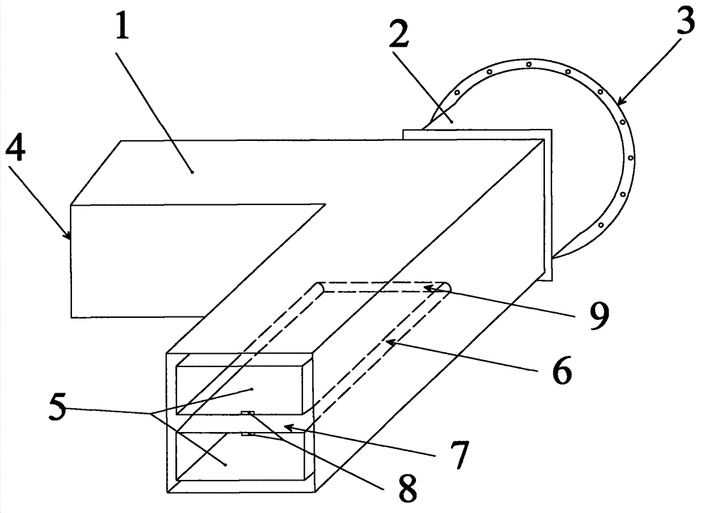 Sandwich wind combustion device