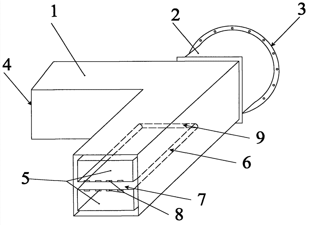 Sandwich wind combustion device