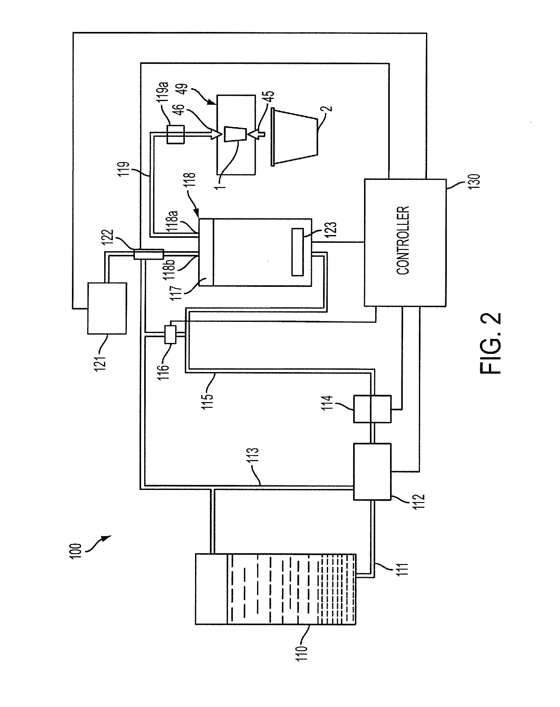 Beverage forming system having liquid delivery tank with expansion chamber