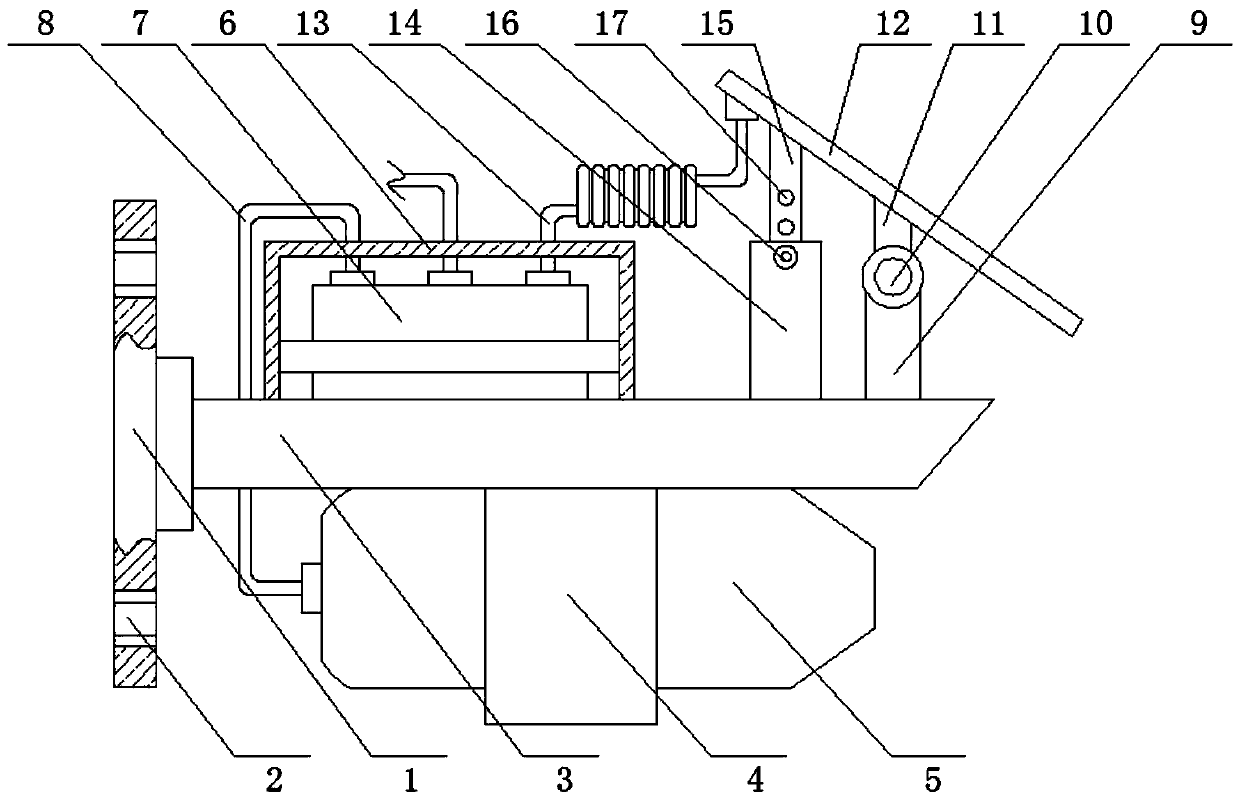 Monitoring device used between buildings