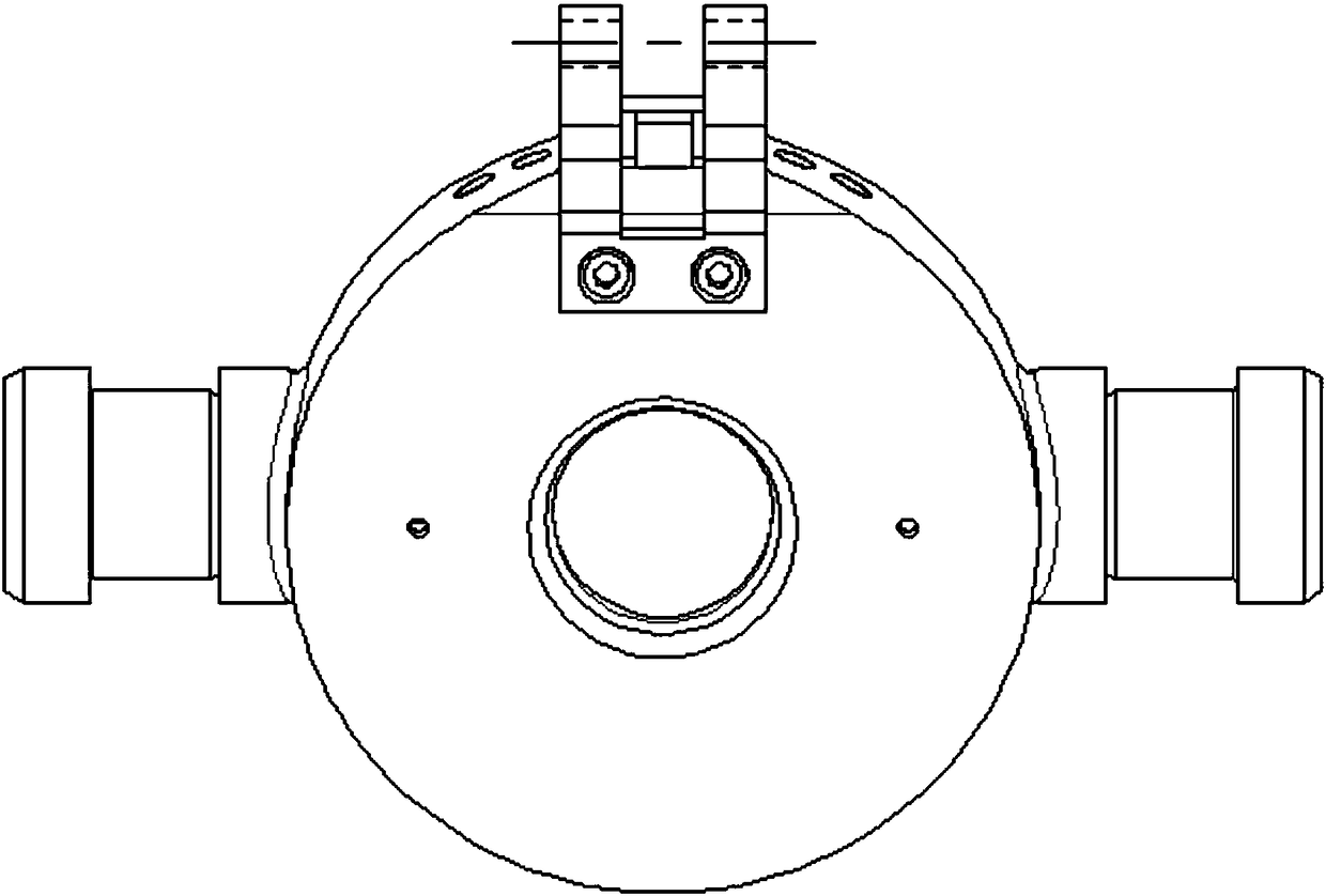 Novel buckle-type split plunger pump oblique disc variable adjusting mechanism and method