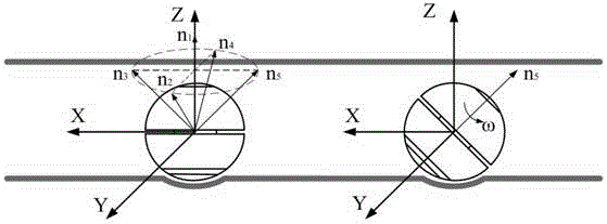 Man-machine interaction control method for space universal rotating magnetic field