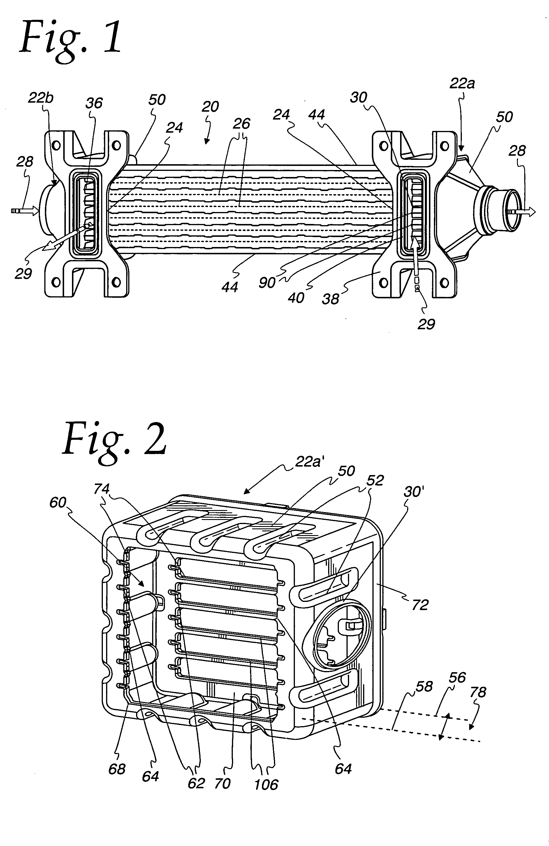 Heat exchanger with flat tubes