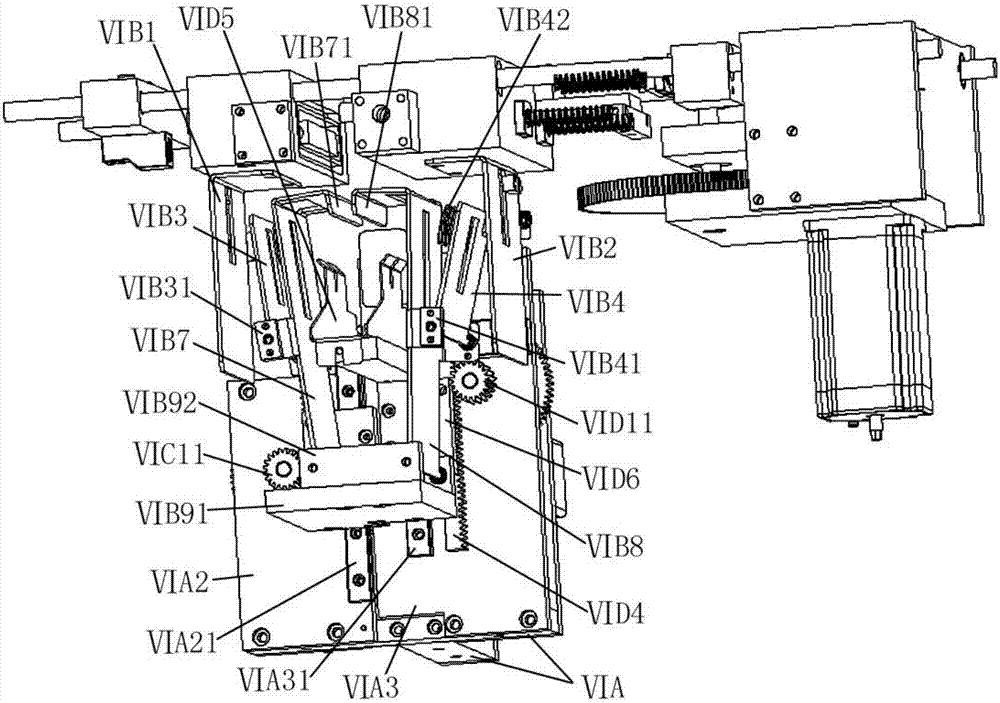 Bag body shaping device for pure electric shaping packer and shaping method