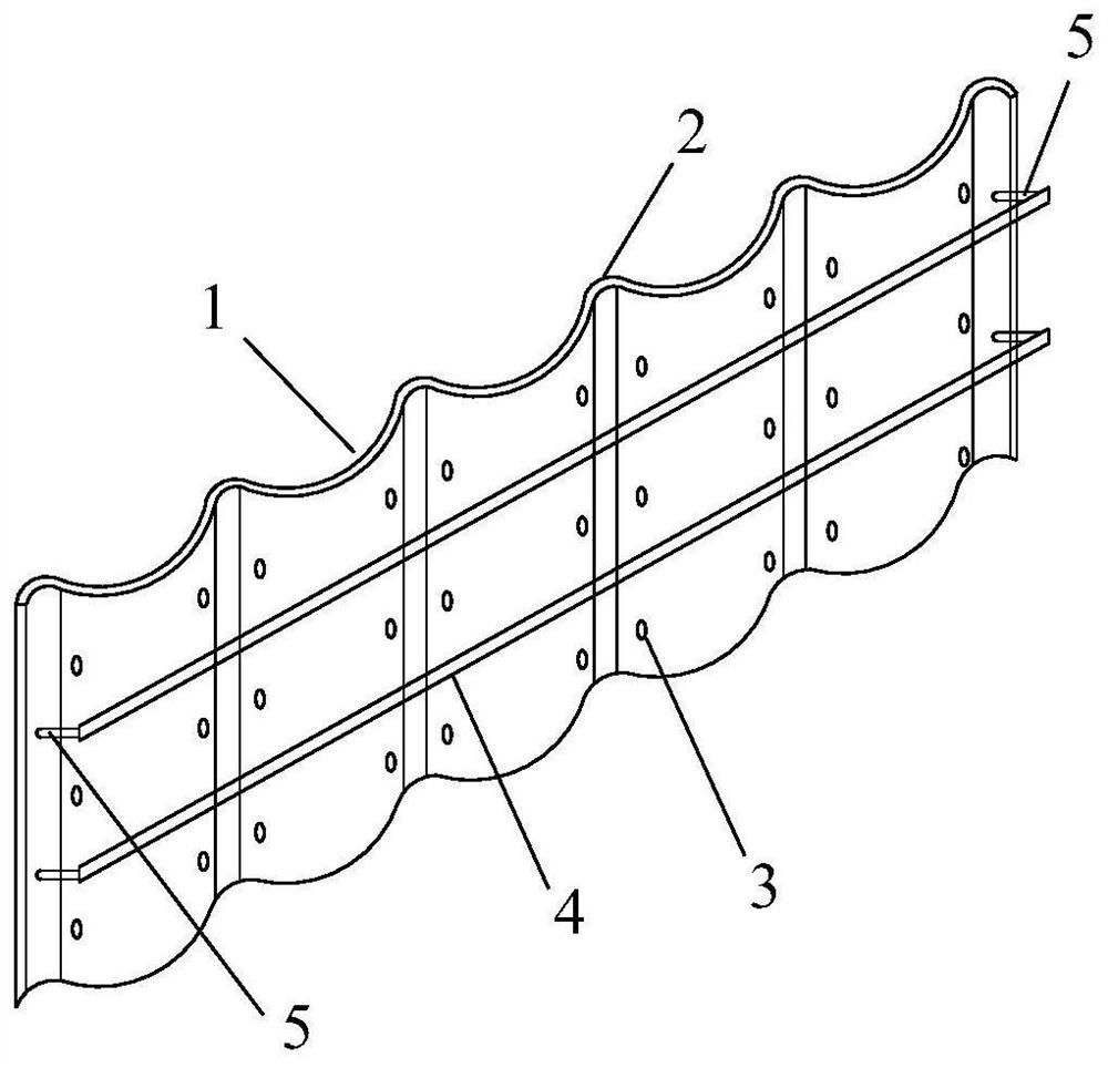 Device for preventing inclined crack of web in anchoring area at end part of prestressed small box girder